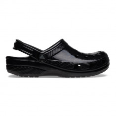 Saboti Crocs Classic High Shine Clog Negru - Black