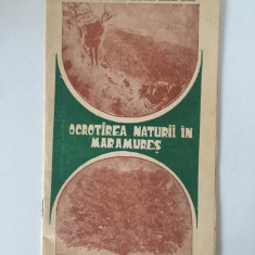 Ocrotirea naturii in Maramures, pliant 1970