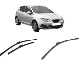 Cumpara ieftin Set 3 stergatoare SEAT IBIZA IV (6J5, 6P1) 2008-2017, parbriz si luneta, Bosch Aerotwin