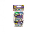 Galeata cu plastilina, culori si forme neon, 38 buc