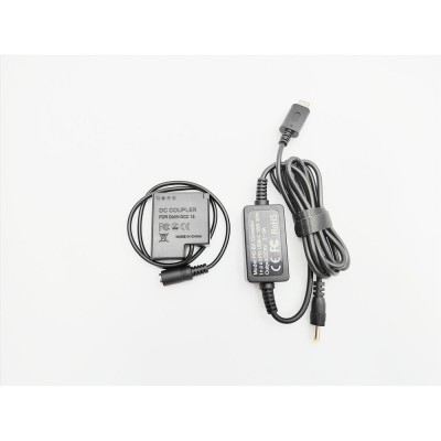 Alimentator Tip Baterie BLH7 Panasonic DMW-DCC15 Dummy Battery DC COUPLER FULL DECODED TYPE-C PD foto