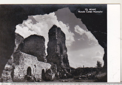 bnk cp Targu Neamt - Ruinele Cetatii Neamtului - uzata foto