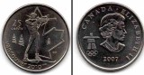 CANADA 2007 25 cents Vancouver 2010