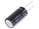 Condensator electrolitic THT 6800uF 6.3V 18x35.5mm