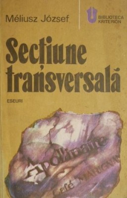 Sectiune transversala. Eseuri, insemnari de calatorie, evocari &amp;ndash; Meliusz Jozsef foto