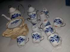 Set Vechi APULUM Portelan Fin SERVICIU de CAFEA 12 cescute +12 farf+ceainic+zaha foto