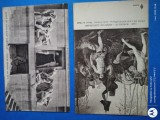muzeul LONGCHAMP - MARSILIA ,doua carti postale interesante , necirculate, opere de arta, anii 1920