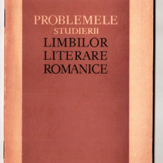 problemele studierii limbilor literare romanice de r.a. budagov