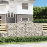 Coșuri gabion arcuite 20 buc, 300x30x140/160cm, fier galvanizat