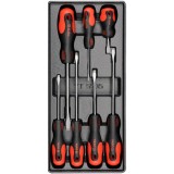 Yato YT-5535 - Set surubelnite cu profil plat 7 bucati