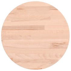 Blat de masa rotund, &amp;Oslash;30x1,5 cm, lemn masiv de fag foto