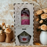 Cumpara ieftin Set Cadou Premium Velvet Orange Sweet Love , Esenta Casei A Clipa Perfecta