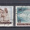 ROMANIA 1957 LP 447 CATELUSA LAIKA PRIMUL CALATOR IN COSMOS SERIE STAMPILATA