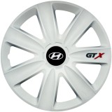 Set 4 Capace Roti GTX Alb R16, Compatibil Cu Hyiundai, Autohelix MSA