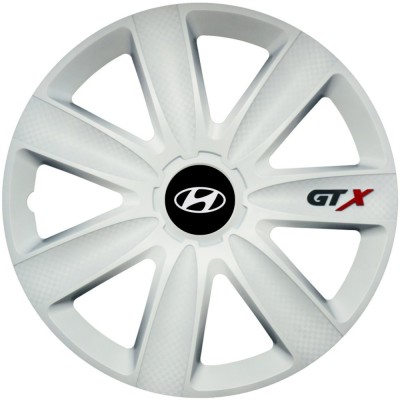 Set 4 Capace Roti GTX Alb R15, Compatibil Cu Hyundai foto