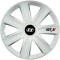 Set 4 Capace Roti GTX Alb R15, Compatibil Cu Hyundai