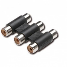 Adaptor audio 3 x RCA la 3 x RCA M-M, kjr-24