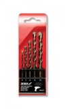 Set burghie pentru beton 4,5,6,8,10mm Dedra