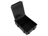 Suport ESD negru 47x37x15mm cu clapetă