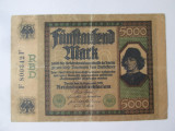 Rară! Germania 5000 Mark 1922 Berlin