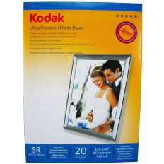 Hartie foto Kodak 5R 13 X 18 RC Ultra Premium High Glossy 270g/mp pachet 20 coli foto