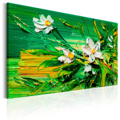 Tablou canvas - Stilul impresionist Flori - 120 x 80 cm foto