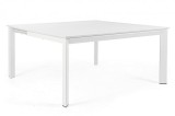 Cumpara ieftin Masa exstensibila aluminiu alb Konnor 160x160x77.5 cm