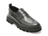 Mocasini CLARKS negri, BADELL EASY, din piele naturala