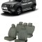 Set huse scaune compatibile Dacia Duster 2010-2017 Piele + Textil (Compatibile cu sistem AIRBAG)