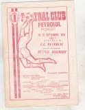 Bnk div Program meci FC Petrolul Ploiesti - Metalul Bucuresti - 1979