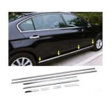 Set ornamente cromate din otel pentru usi, compatibile VW Passat B8 (2014 - 2019), 8 bucati Automobile ProTravel, Ro Group