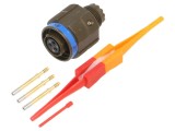 Amphenol Conector Militar Mamă 3 Pini Oliv MIL-DTL-38999/III Seria III Dimensiune 9