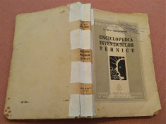 Enciclopedia Inventiunilor Tehnice. Vol. 1, 1939 - Ing. Nic. P. Constantinescu foto
