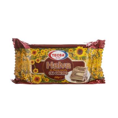 Halva de Floarea Soarelui cu Cacao Tecsa, 200 g foto