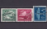 ✅ (S42) Germania Reich 1944 &quot;1919-1944 25 de ani Serviciul de Posta Aeriana&quot; serie completa Michel 866/868, stampilata, Nestampilat