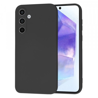 Husa pentru Samsung Galaxy A55 5G A556, Techsuit, SoftFlex, Neagra foto