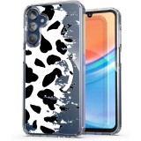 Husa pentru samsung galaxy a15 4g, atasare magnetica, magsafe, pattern skin 12, clear