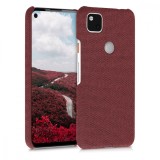 Husa pentru Google Pixel 4a, Textil, Rosu, 52048.76, Carcasa, Kwmobile