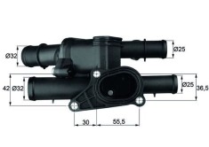 MAHLE TM 1 105 termostat,lichid racire