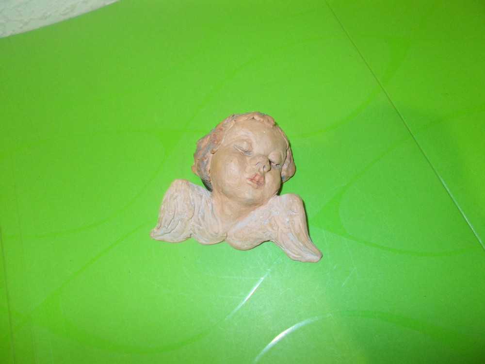 INGERAS , ceramica MODELATA MANUAL , colectie , sculptura lut , semnata ...
