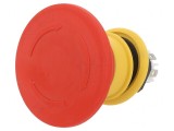 Comutator de siguranță 16mm NC x3 roșu