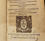 FABULOS &amp; RAR! Epictet - Manualul - Anul 1595