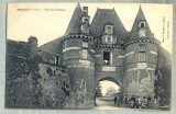 AD 99 C. P. VECHE - DURTAL -PORTE DU CHATEAU - FRANTA -1917-RUPTA PE LATURA JOS, Circulata, Printata