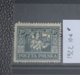 TS23 - Timbre serie Polonia - 1922 * nestampilat val 1.25, Stampilat