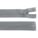 Fermoar ascuns nedetasabil Crisalida, lungime 50 cm Gri