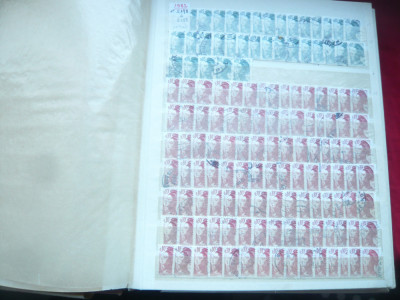 Clasor mare Franta uzuale stampilate , dupa 1982 ,cu peste 3000 timbre foto