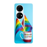 Husa compatibila cu Huawei P50 Pro model Kindness matters, Silicon, TPU, Viceversa