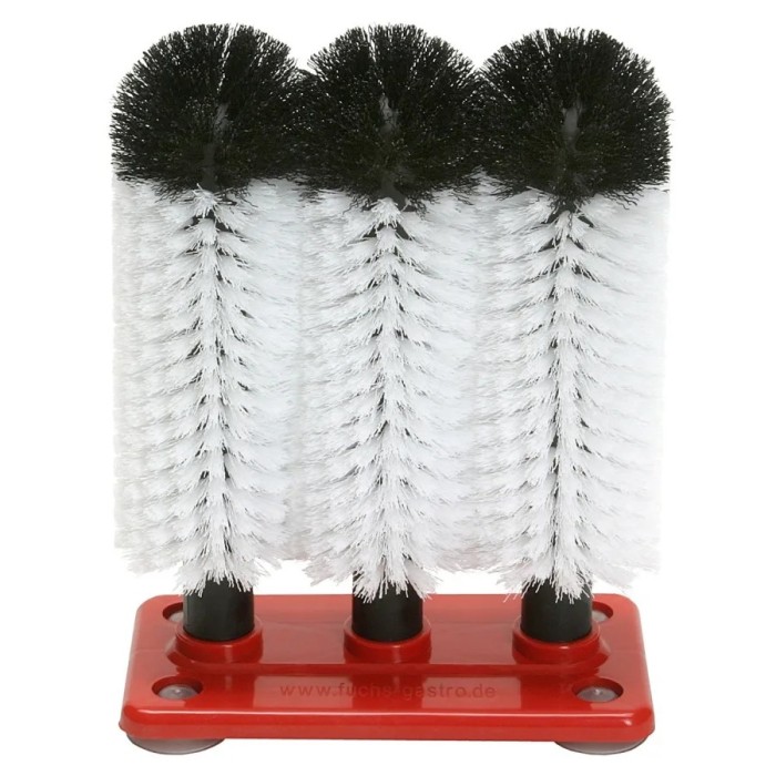 Gl&auml;sersp&uuml;lb&uuml;rste, Gl&auml;sersp&uuml;lb&uuml;rstengarnitur Profis - GR-3 - 3 x 24 cm