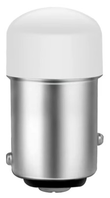 Led bec BAY15D 9Fx3014 rosu cu difuzor 12V 2faze foto