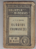 Myh 621 - Biblioteca Minervei - 192 - Elogiul frumusetii - GTN Varone 1915